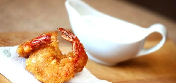 Креветки с пармезаном