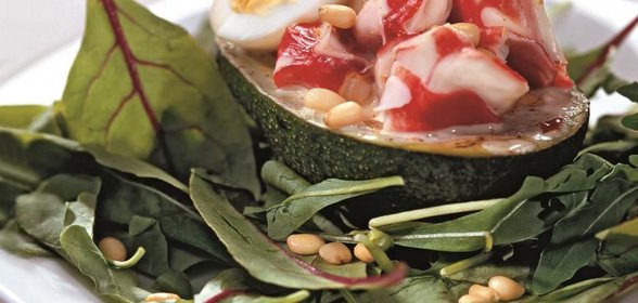 Салат с крабовым мясом