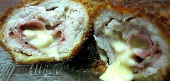 Котлеты с ветчиной и сыром