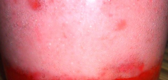 Желе с клубничным суфле