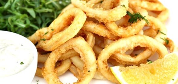 Кальмары с солью и перцем