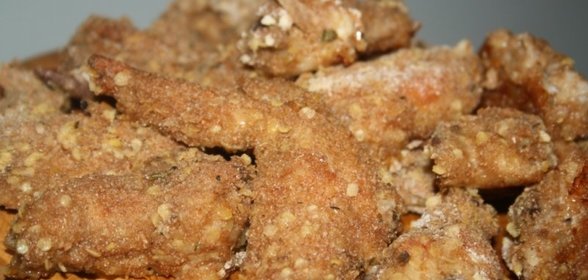 Хрустящие куриные крылышки