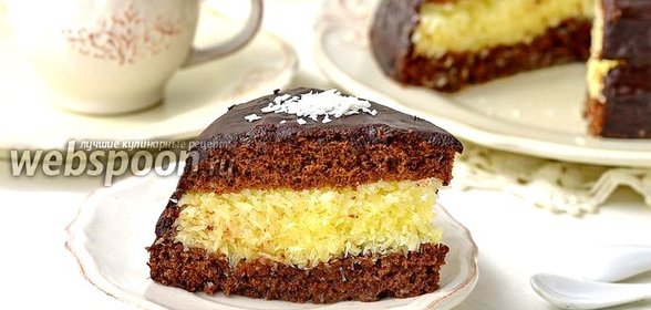 Торт «Баунти» шоколадный