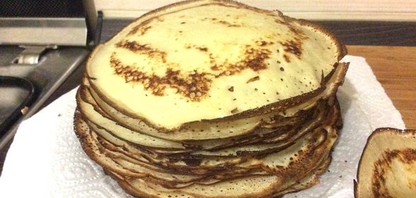 Быстрые тонкие блины