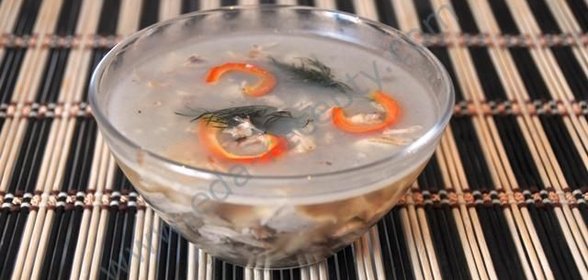 Заливное из курицы