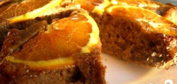 Шоколадно-апельсиновый пирог