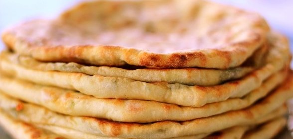 Лепешки с сыром и зеленью