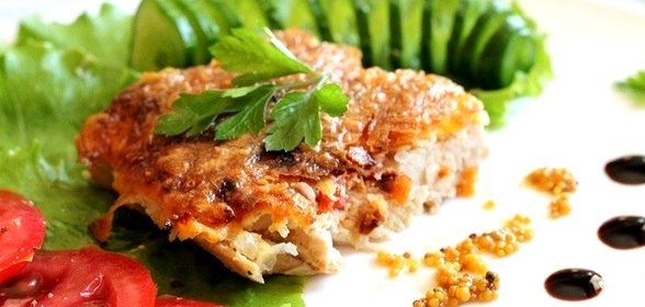 Куриные отбивные под шубой