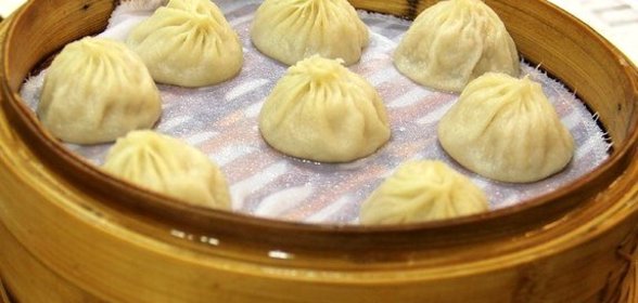 Сингапурские дамплинги со свининой и креветками