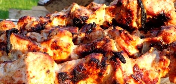 Шашлык из баранины в вине