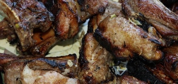 Жареные ребрышки