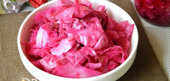 Капуста с буряком