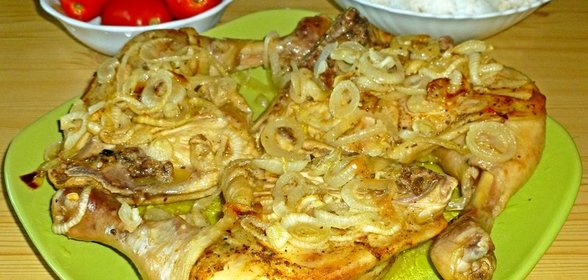 Окорочка гриль в огуречном рассоле