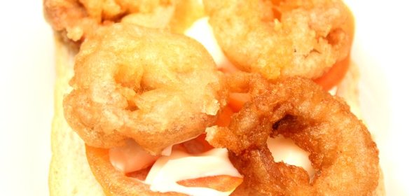 Бутерброды с кальмарами