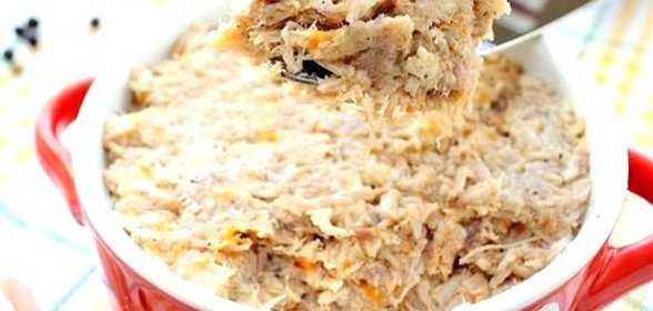 Рийет из курицы и индейки