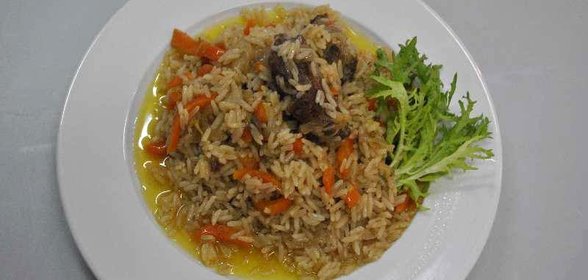 Плов из свиных ребрышек