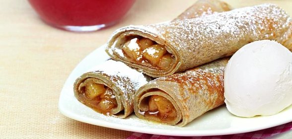 Бретонские блины с грушами