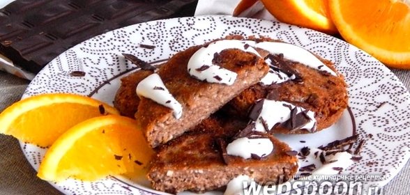 Апельсиново-шоколадные сырники