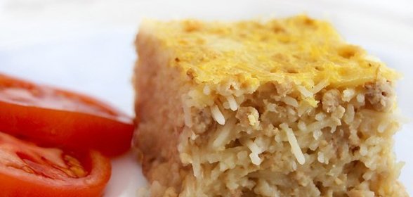 Запеканка из вермишели с фаршем