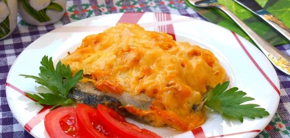 Зубатка запечённая в духовке