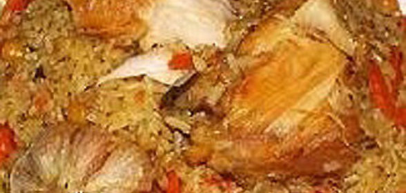 Узбекский плов с курицей