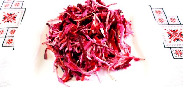 Капуста провансаль со свеклой