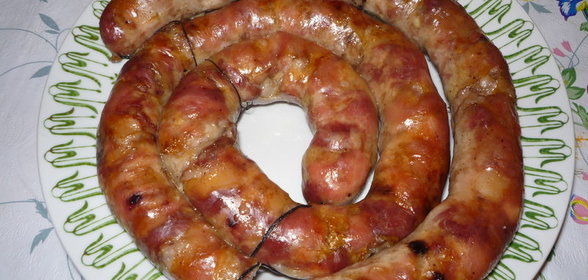 Колбаса домашняя из свинины