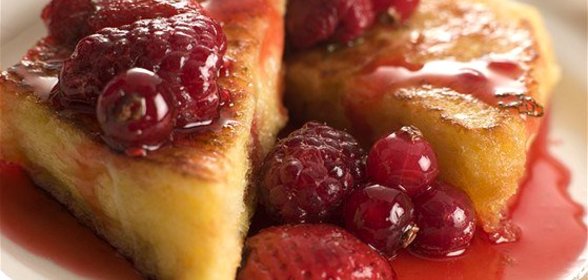 Ягодный пудинг