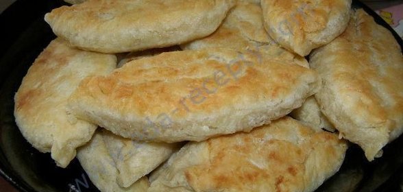 Постные пирожки с картошкой жареные