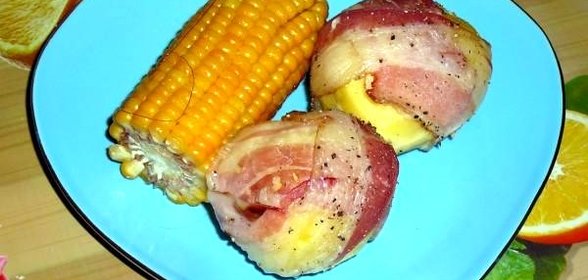 Картофель в беконе