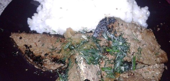 Говяжья печень в молоке