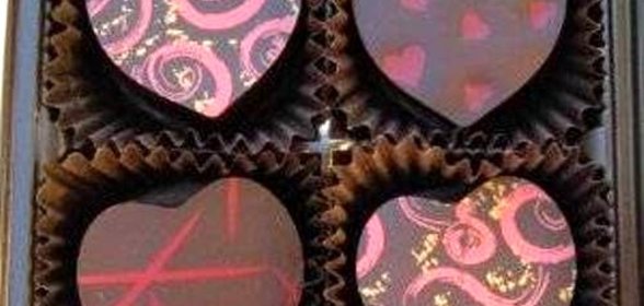 Шоколадные трюфели в золоте