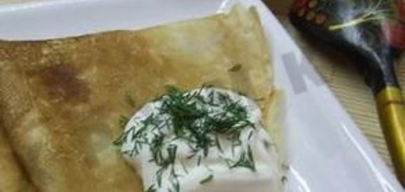 Капустные блины с капустой