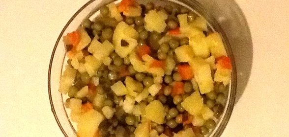 Салат картофельный постный