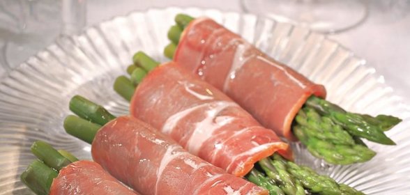 Закуска из спаржи