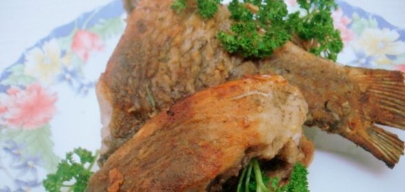 Карп с дымком