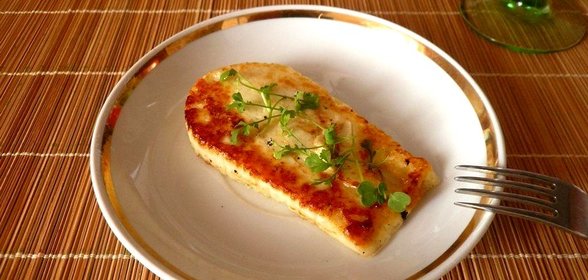 Жареный адыгейский сыр