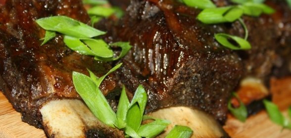 Пьяные говяжьи ребра