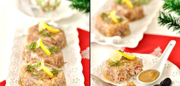 Холодец из петуха